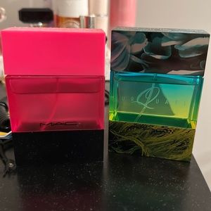 Two slightly used Mac perfumes bottles almost full on both